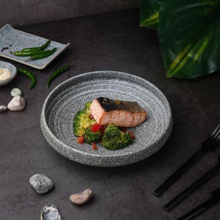 Салатник 830 мл d 23,3 см h5,5 см Stone Untouched Taiga P.L. Proff Cuisine [1]