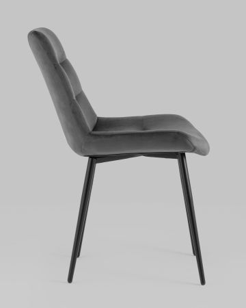 Стул Остин велюр тёмно-серый