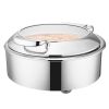 Мармит электрический 7 л круглый с откидной крышкой и окном Vienna SUNNEX