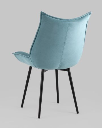 Стул Осло велюр пыльно-голубой