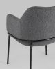 Стул Кози ткань букле тёмно-серый