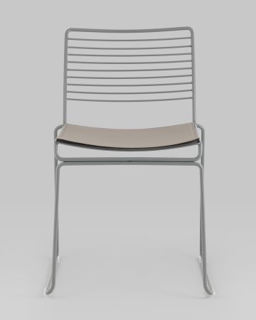 Стул обеденный Danny серый с подушкой