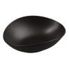 Салатник  450 мл 19*14,5 см h6,4 см Wave Up Smooth Black Raw Stellar P.L. Proff Cuisine [6]