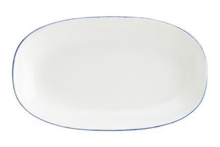 Блюдо овальное 190*110 мм. Ретро синий край, форма Гурмэ Bonna /1/12/2304/ ВДОХНОВЕНИЕ