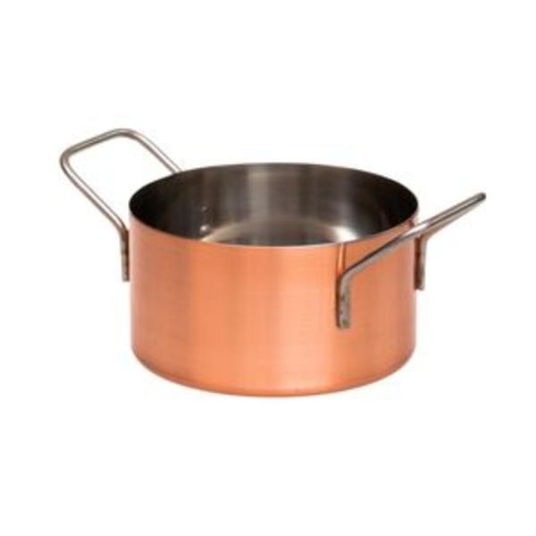 Кастрюля для подачи 10,9 см h6,1 см 550 мл круглая Copper нерж. цвет медь P.L.
