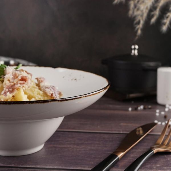 Тарелка глубокая 250 мл d 20,5 см h8 см для пасты Grace Noble [1]