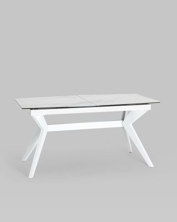 Стол обеденный Аркада раскладной 160-210*90 керамика светлая