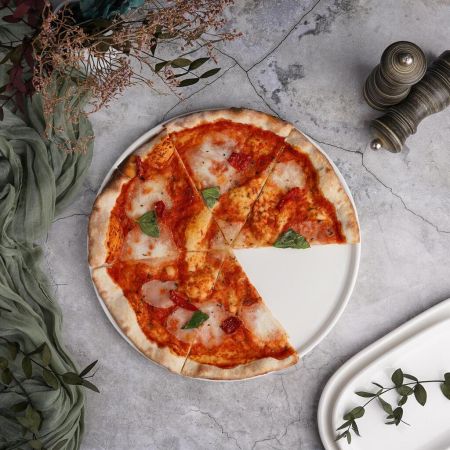Блюдо для пиццы 30,5 см h1,5 см White белое фарфор P.L. Proff Cuisine [3]