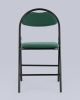 Стул складной Hagen велюр зелёный каркас черный