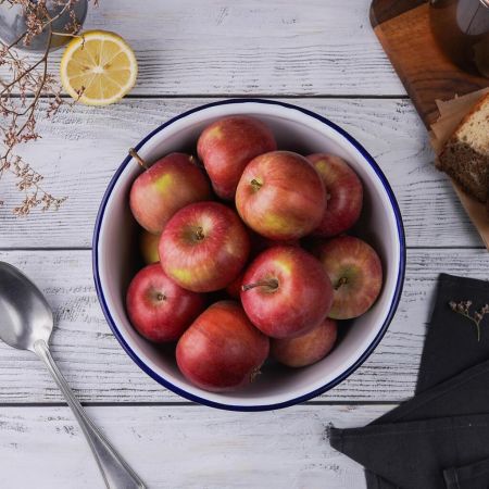 Салатник 2250 мл d 20,5 см h10 см Blue Rim эмалированая сталь SUNNEX [1]