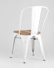 Стул TOLIX WOOD белый глянцевый