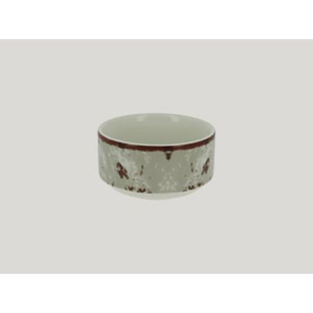 Салатник RAK Porcelain Peppery круглый штабелируемый 300 мл, d 10 см, серый цвет