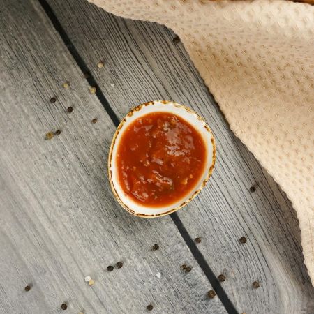 Соусник  50 мл 8,5*7,5*2,7 см овальный фарфор Organica Grain P.L. Proff Cuisine [12]