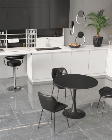 Стул Эдвин экокожа черный