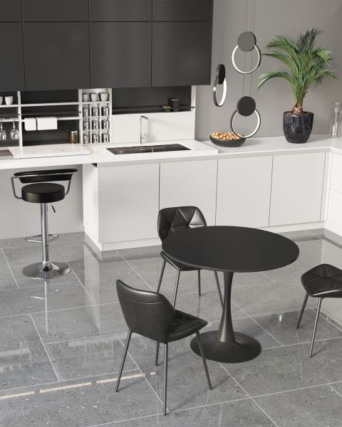 Стул Эдвин экокожа черный