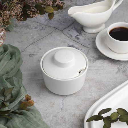 Сахарница 9,5*8 см белая фарфор P.L. Proff Cuisine [4]