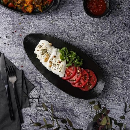 Блюдо овальное 30*14 см Smooth Black Raw Stellar P.L. Proff Cuisine [1]
