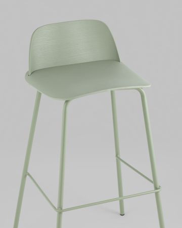 Стул барный Mist серо-зеленый