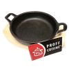 Сковорода для подачи на дерев. подст. 14 см круглая чугун 2 ручки P.L. Proff Cuisine