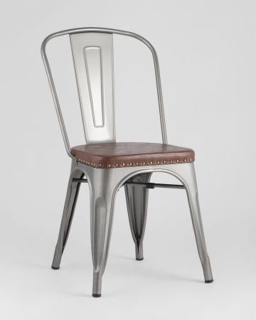 Стул TOLIX SOFT серебристый