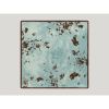 Тарелка RAK Porcelain Peppery квадратная 30*30 см, h 2 см, голубой цвет