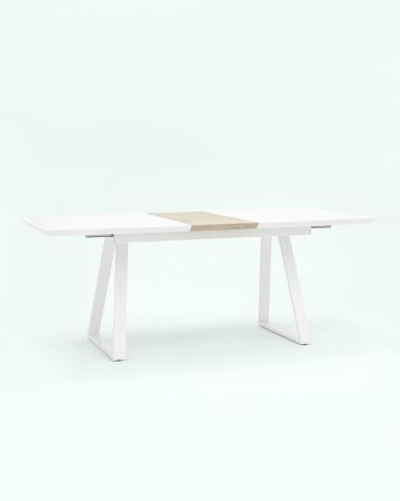 Стол обеденный Детройт раскладной 160-200*90 белый