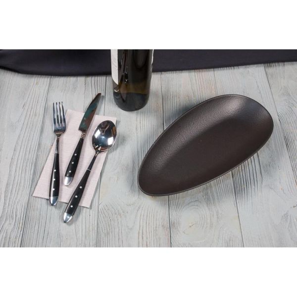 Блюдо овальное 30*14 см Smooth Black Raw Stellar P.L. Proff Cuisine [1]