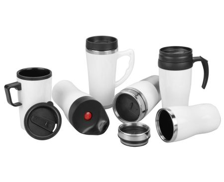 Термостакан 0.25 л  белый, пластик