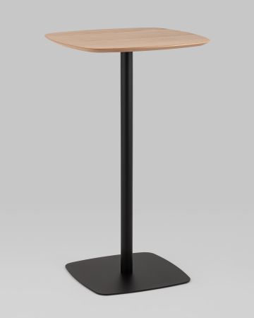 Стол барный Form 60*60 светлое дерево/черный
