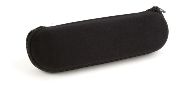 Мини-зонт механический  черный, полиэстер