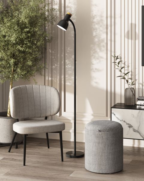 Кресло Руби серый