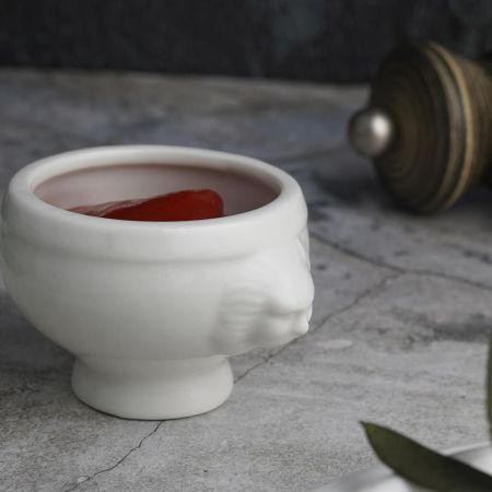 Соусник  50 мл Горшочек d 6,8 см круглый белый фарфор P.L. Proff Cuisine [6]