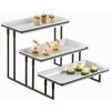 Подставка фуршетная горка 3 яруса 52*35*30 см нерж. + 3 блюда P.L. Proff Cuisine