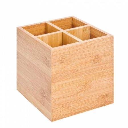Контейнер для столовых приборов 4 отд., бамбук, 15*15*15 см, Garcia de Pou