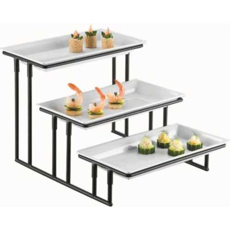 Подставка фуршетная горка 3 яруса 52*35*30 см нерж. + 3 блюда P.L. Proff Cuisine
