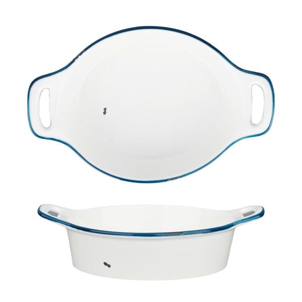Блюдо овальное 25*16,1 см h5,5 см 880 мл с ручками Bakery Fusion P.L. Proff Cuisine [2]