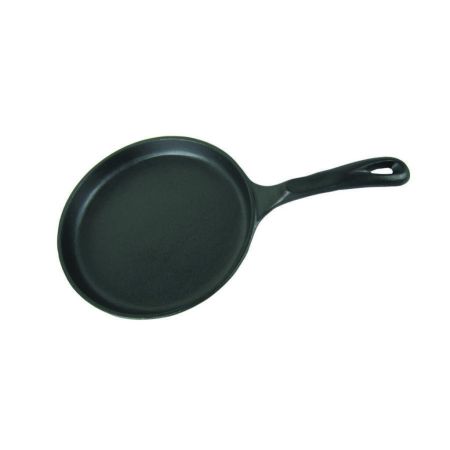 Сковорода для блинов 20*2,5см круглая с ручкой чугун ИНДУКЦИЯ P.L. Proff Cuisine