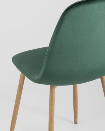 Стул Валенсия велюр темно-зеленый