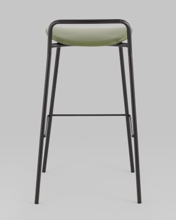 Стул барный Mantis экокожа зеленый