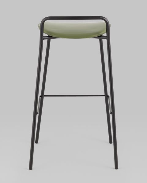 Стул барный Mantis экокожа зеленый