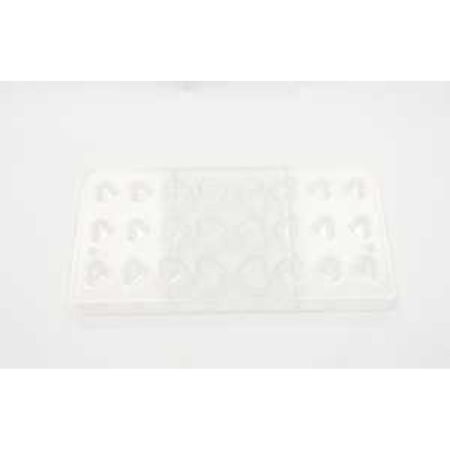 Форма для шоколада "Сердце" 24 ячейки 25*21*8 мм, поликарбонат, P.L. Proff Cuisine