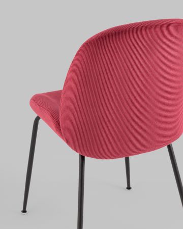Стул Beetle велюр красный