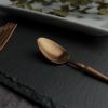 Ложка чайная 15 см матовая медь PVD 1920-Copper P.L. [12]