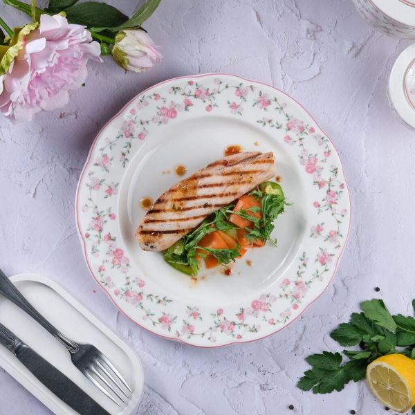 Тарелка d 27 cм Retro Ritz-La Vie En Rose Noble [6]