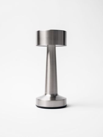 Лампа настольная  d=9 см. h=21,5 см. 3 цвета, сенсорная регулировка яркости, нерж., серебристая LED SIMPLE II MGline/1/20/ ВДОХНОВЕНИЕ