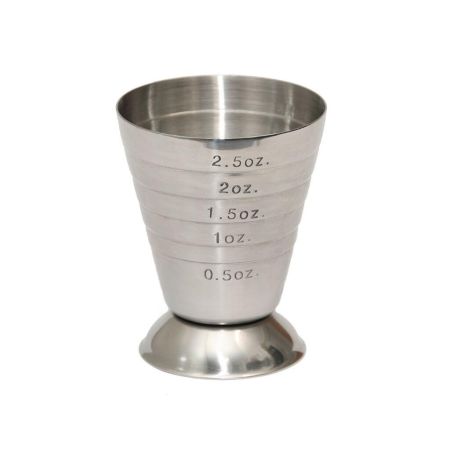 Джиггер  80 мл нерж. с делениями P.L. - Kingtex