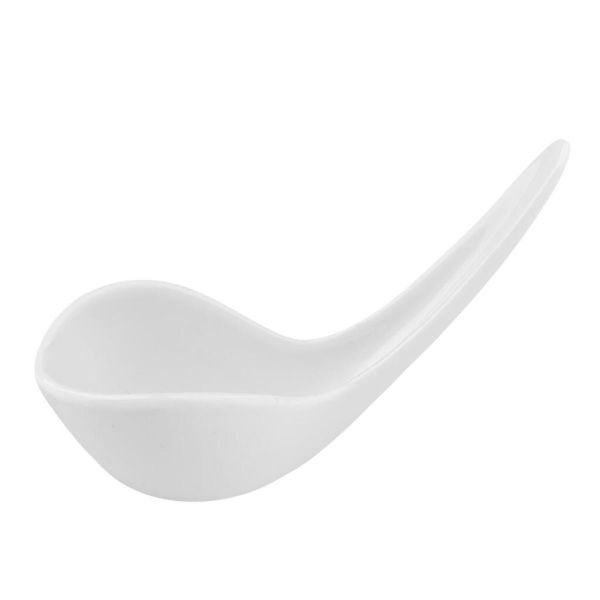 Соусник  50 мл 4,5*9 см овальный белый фарфор P.L. Proff Cuisine [6]