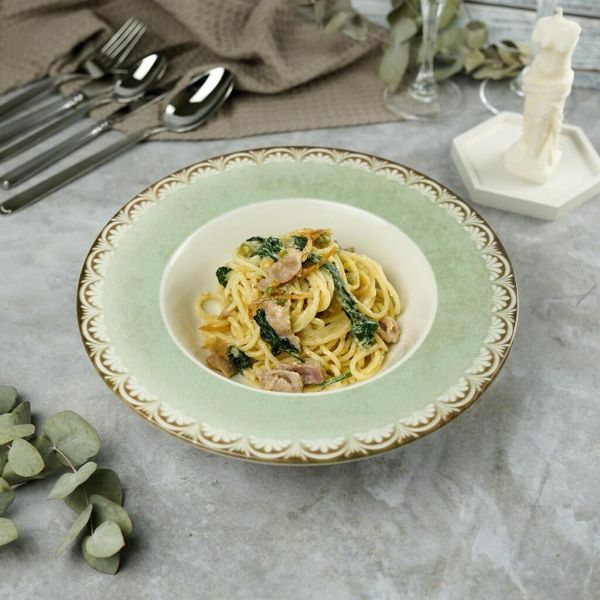 Тарелка глубокая 400 мл d 25 см для пасты, для супа Rome By Bone Innovation [6]