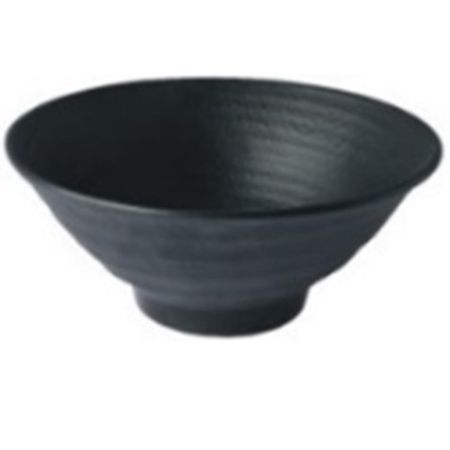 Салатник 1000 мл миска для лапши d 21,4 см пластик меламин Black Finish P.L. Proff Cuisine