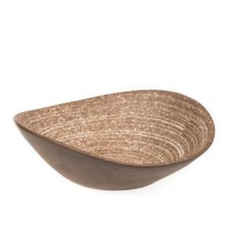 Салатник 800 мл 21*19,5 см h6,8 см Brown Untouched Taiga P.L. Proff Cuisine [3]